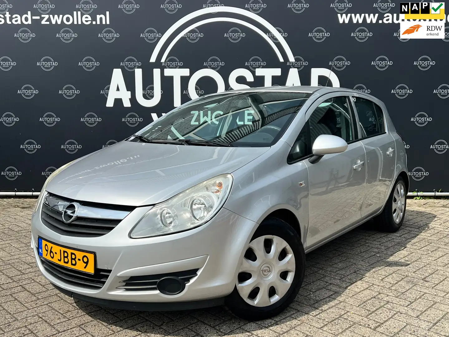 Opel Corsa 1.0-12V Business NL-Auto/NAP/Airco/Apk/5 Deurs Grijs - 1
