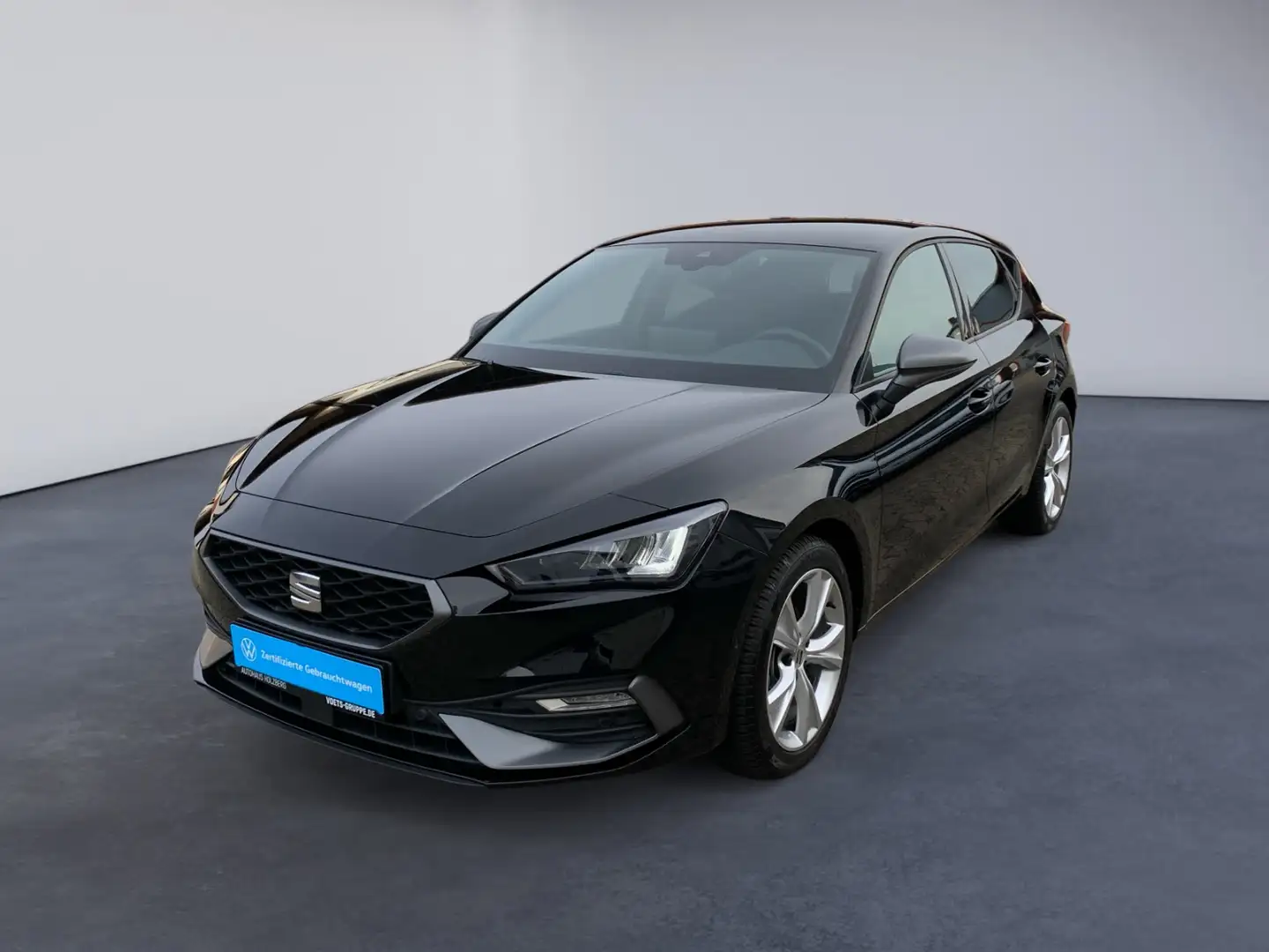 SEAT Leon 1.5 eTSI FR NAVI+ACC+RFK Schwarz - 1