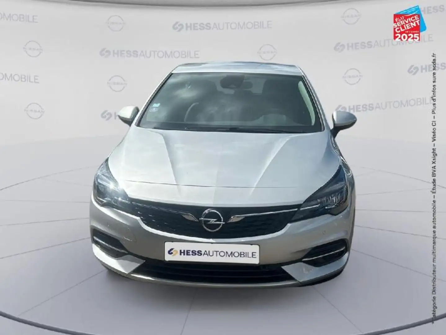 Opel Astra 1.2 Turbo 130ch Elegance 7cv Camera Gris - 2