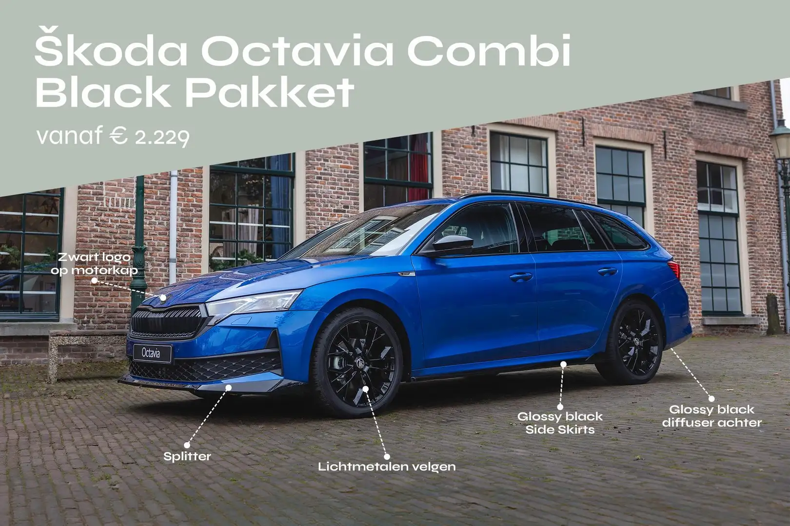 Skoda Octavia combi Business Edition Plus 1.5 TSI DSG Zwart - 2