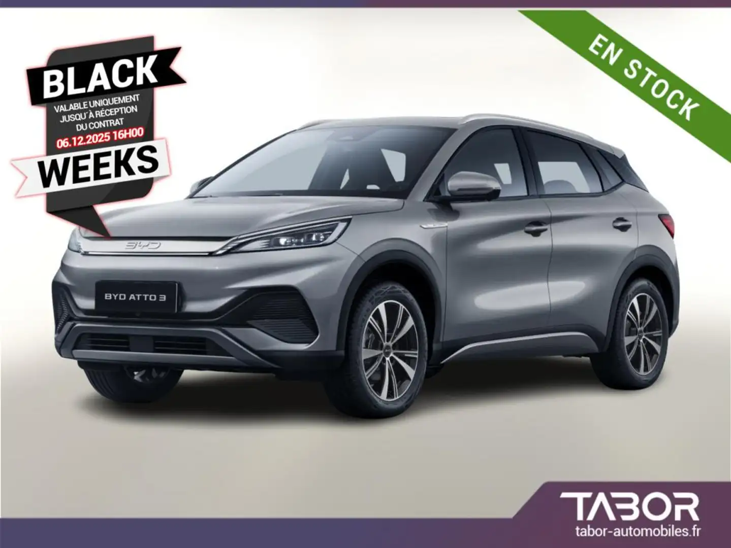 BYD Atto 3 Design Pano GPS 360cam ACC keyl Gris - 1