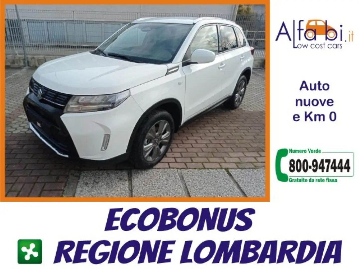 Suzuki Vitara Nuova MY24 1.4 129CV Hybrid 2WD Man. Cool+ Bianco - 1