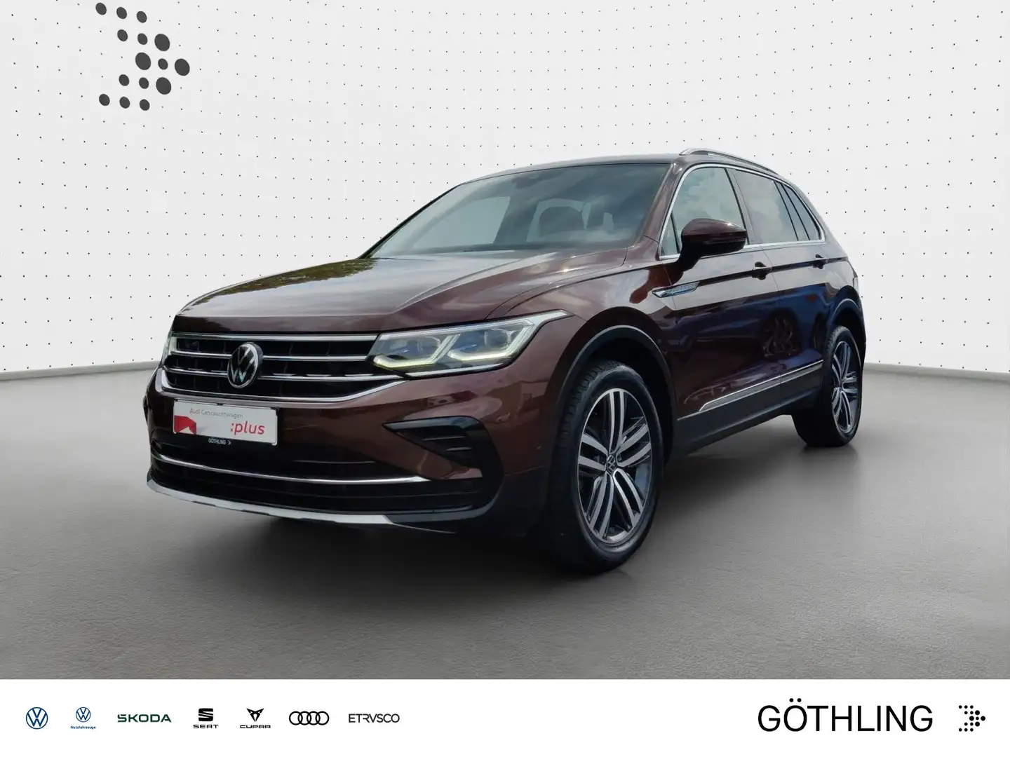 Volkswagen Tiguan Elegance 4M 2.0TDI*DSG*AHK*STDHZG*NAVI*19 Braun - 1
