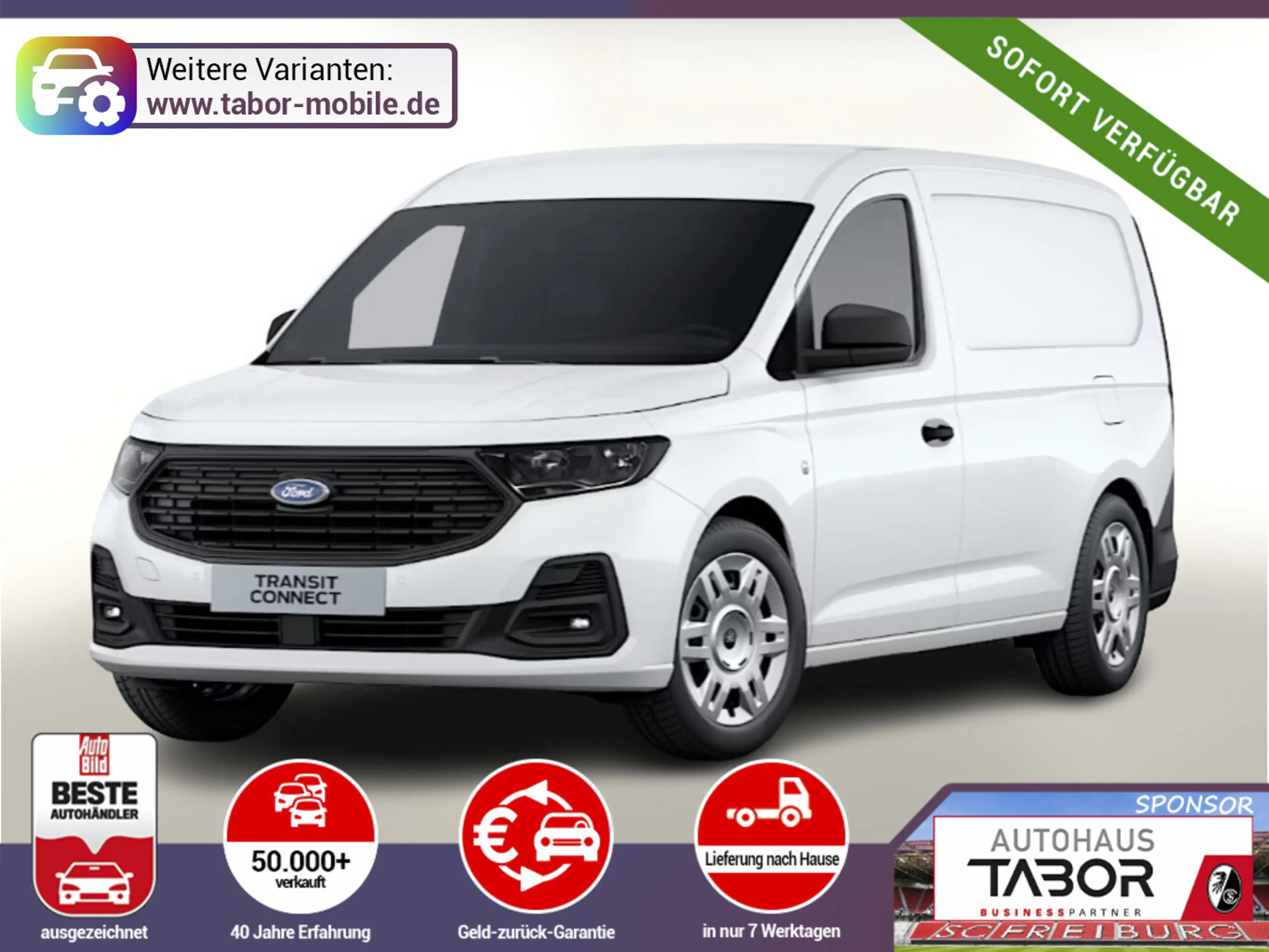 Ford Transit Connect L2 Aut Trend SHZ Nav UVP-34%*
