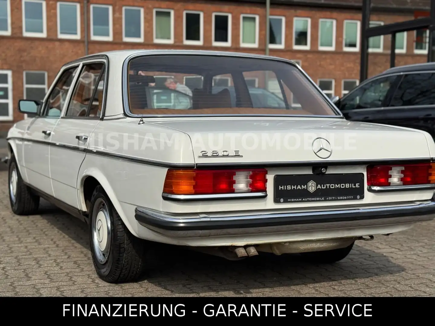 Mercedes-Benz 280 E W123 OLDTIMER AUTOMATIK/LEDER/SCHIEBD./TÜV Weiß - 2