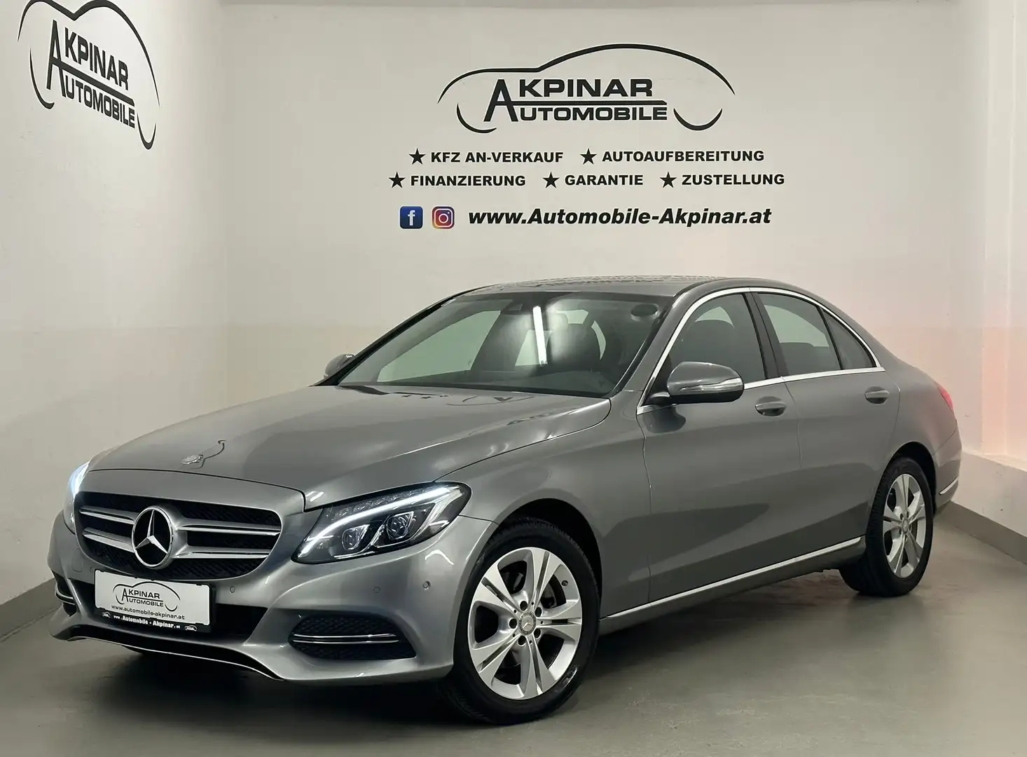 Mercedes-Benz C 220 CDI BlueTec Aut. NAVI - LED - TOTWINKEL Grau - 1