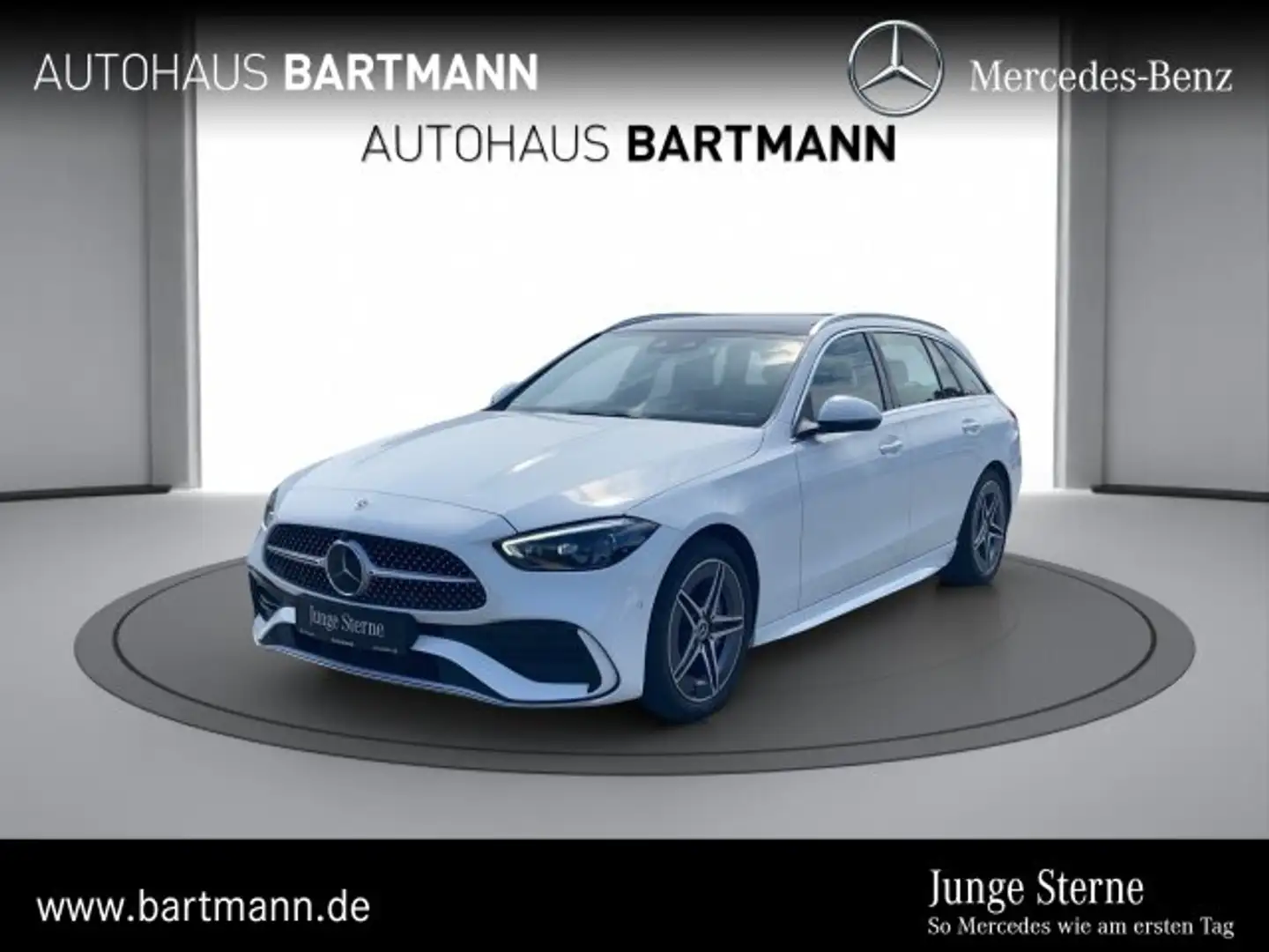 Mercedes-Benz C 200 C 200 T AMG+PANO+DISTRONIC +360°+NAVI-MBUX+SPUR Weiß - 1