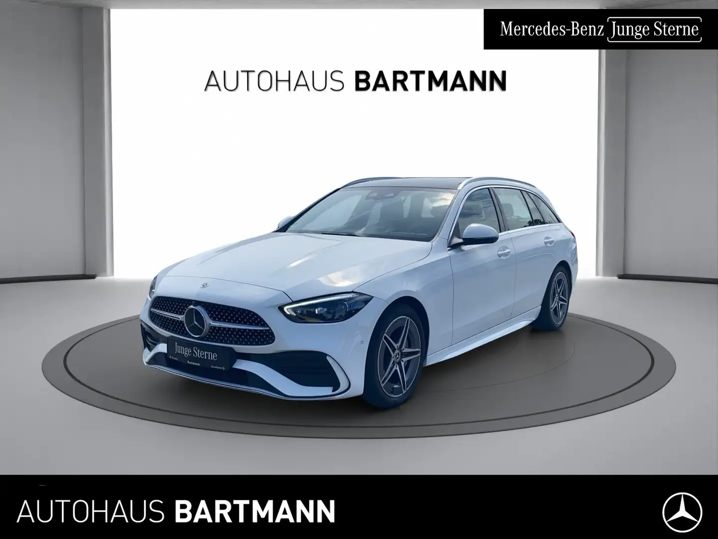 Mercedes-Benz C 200 C 200 T AMG+PANO+DISTRONIC +360°+NAVI-MBUX+SPUR Weiß - 1