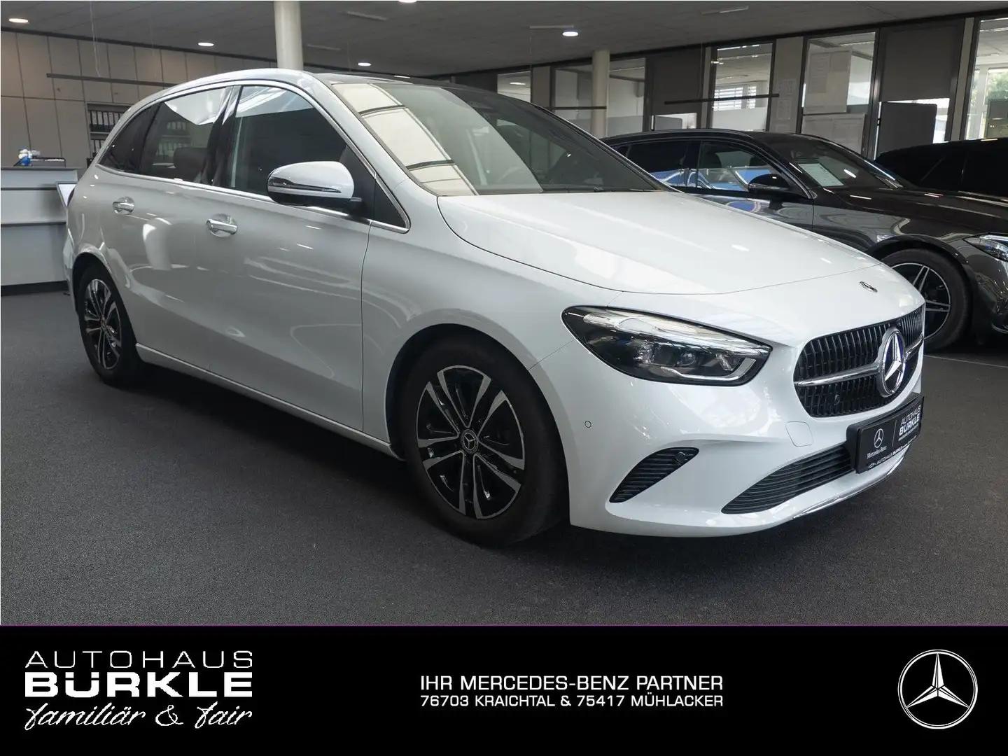 Mercedes-Benz B 200 Progressive,MULTIBEAM,Pano,360°,Totw,Easyp Blanc - 1
