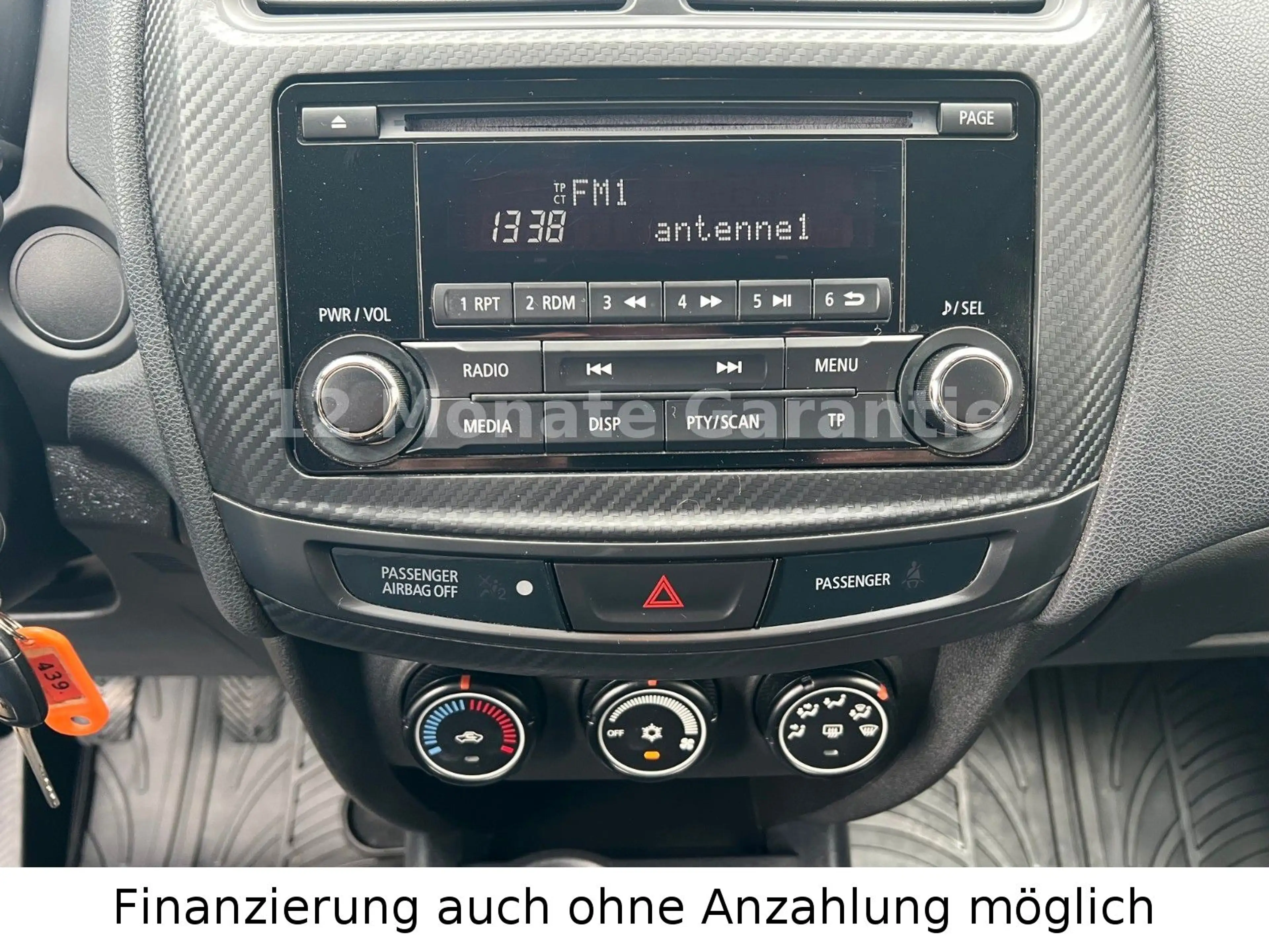 Mitsubishi ASX Basis 2WD Modellpflege 1 Hand Top Zustand — photo 17