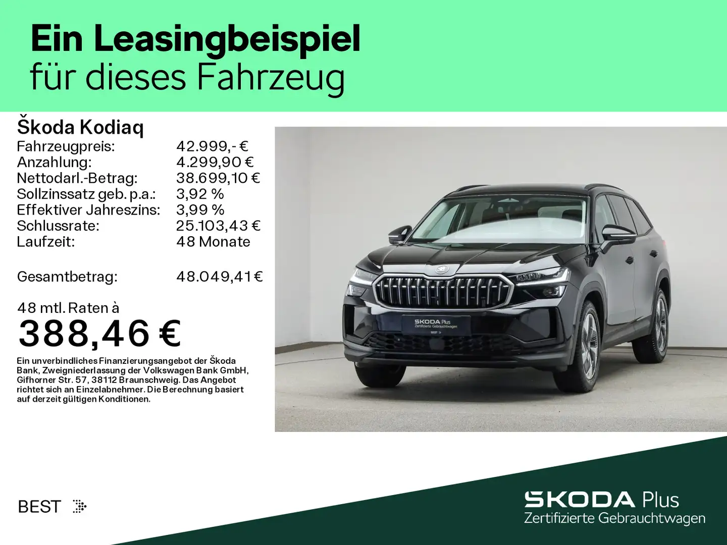 Skoda Kodiaq 2.0 TDI DSG SELECTION*MATRIX*STHZG*AHK*NA Schwarz - 2