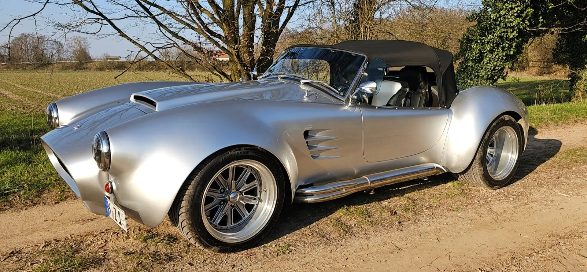 AC Cobra Corvette C4, sehr seltener Breitbau 7 St. gebaut Argintiu - 1