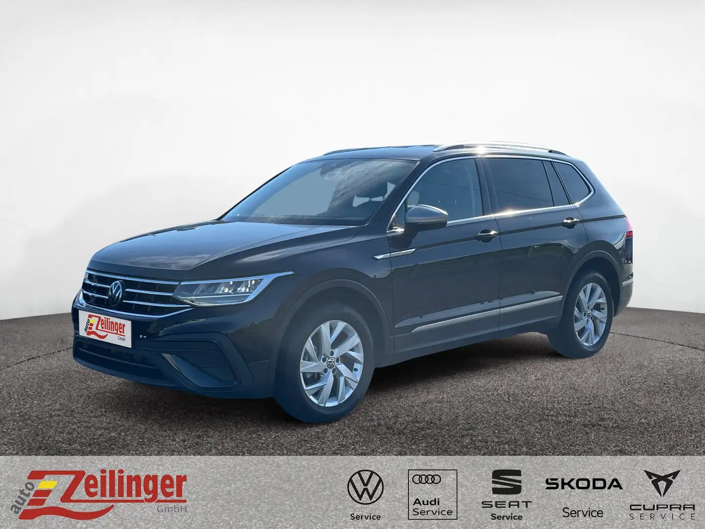 Volkswagen Tiguan Allspace Life TDI DSG|7-S|AHK|NAVI|eHECK Schwarz - 1