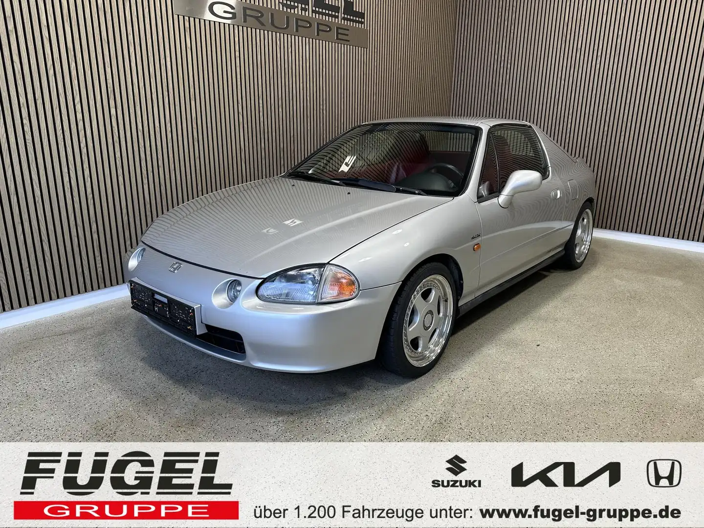 Honda CRX 1.6 ESI Del Sol Leder ELEKTR-Dach Zilver - 1