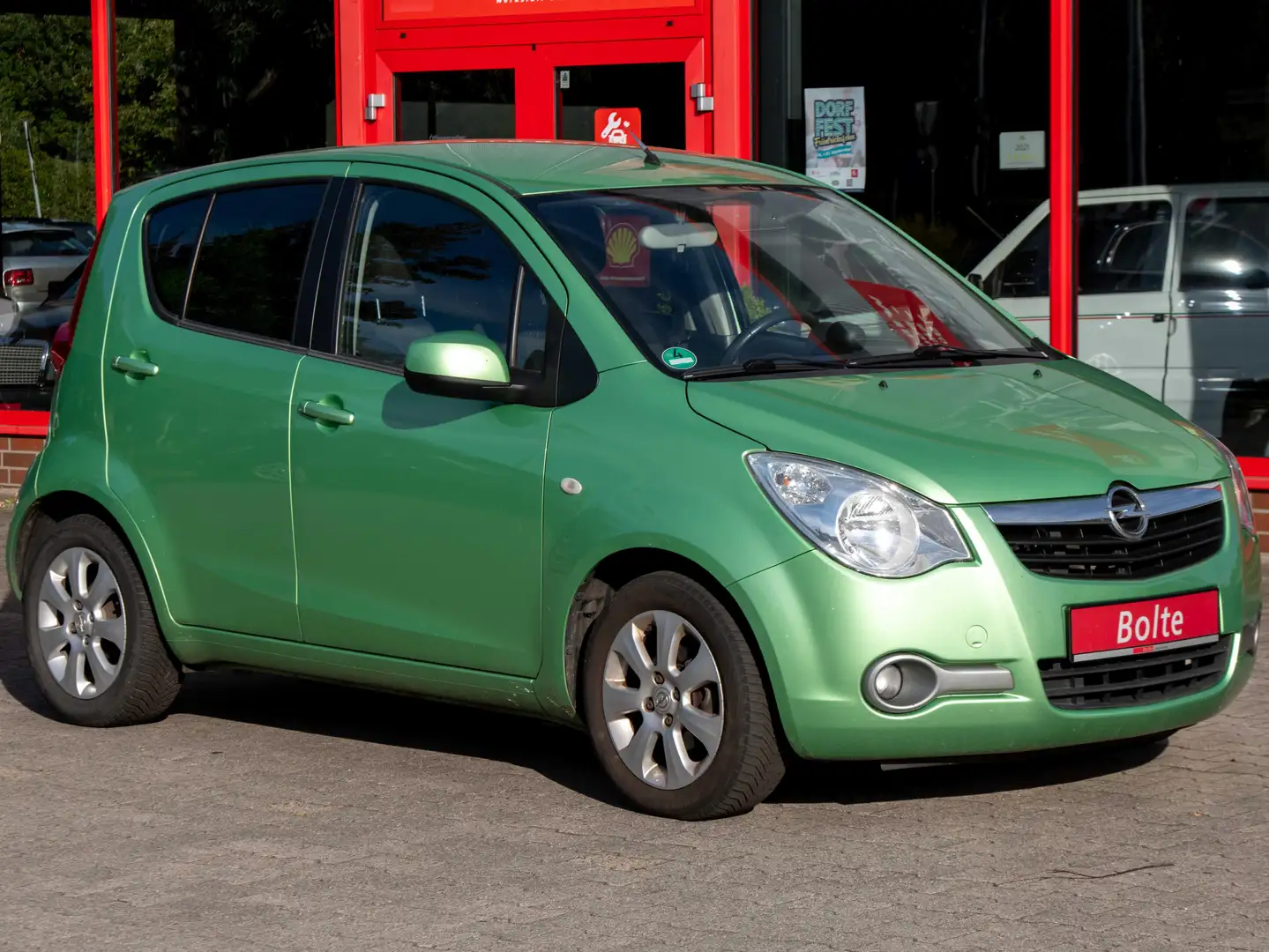 Opel Agila Agila 1.0 KLIMA ZV/FB LM-FELGEN Grün - 2
