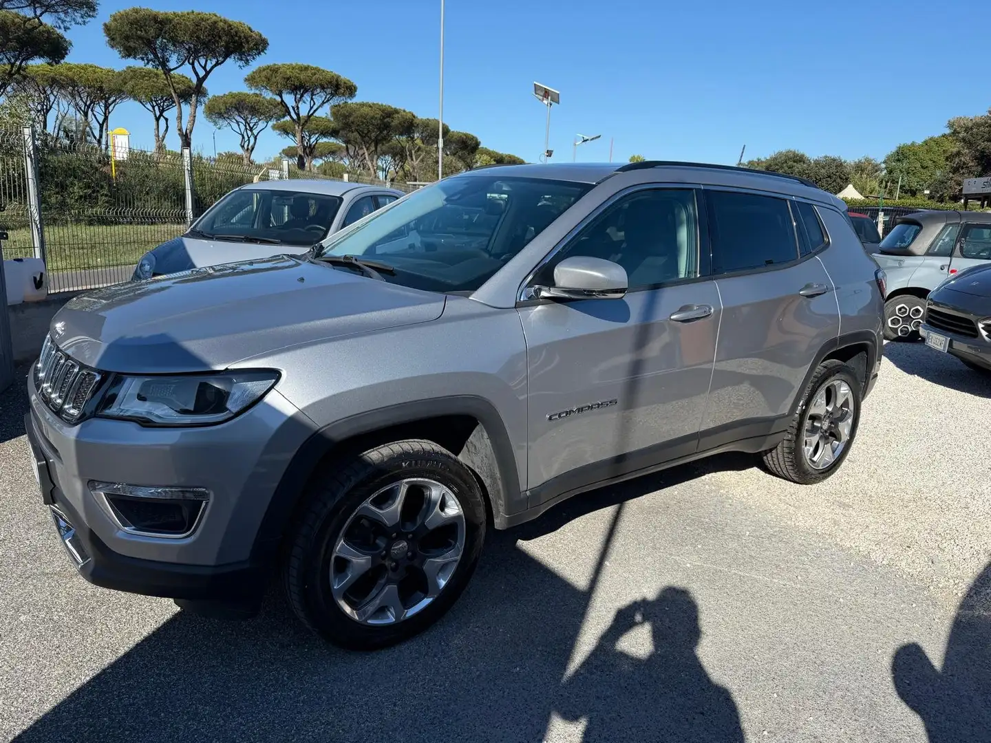 Jeep Compass Compass 2.0 mjt Limited Navi 4wd 140cv auto Tetto Gris - 2