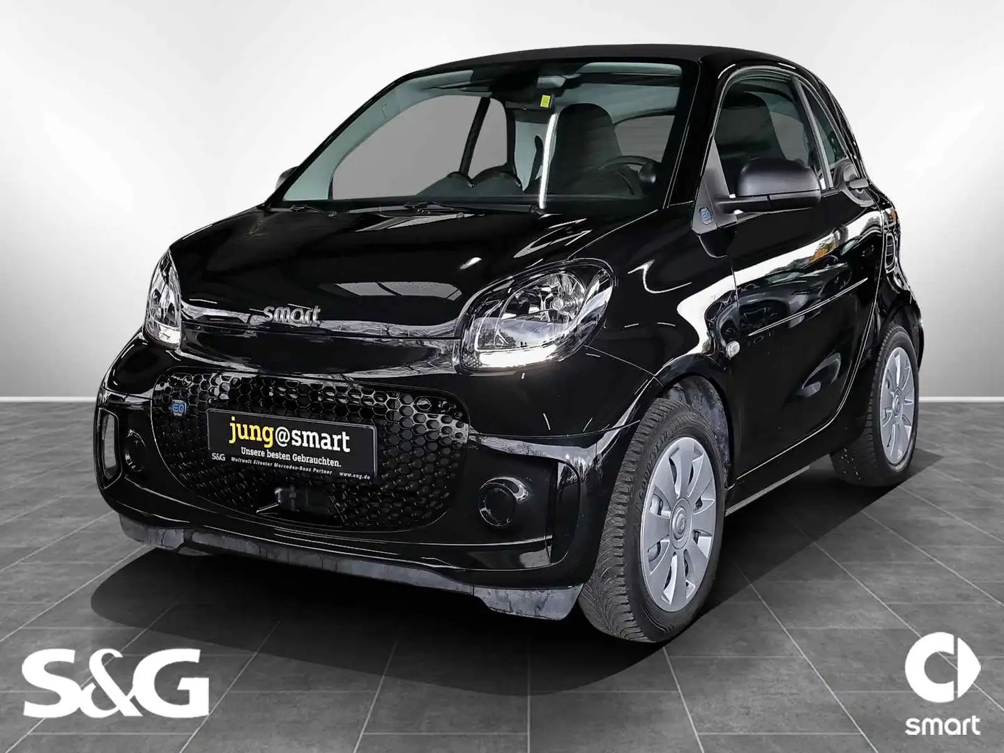 smart forTwo TEMPOMAT+SITZHEIZUNG+22 KW BORDLADER Schwarz - 1