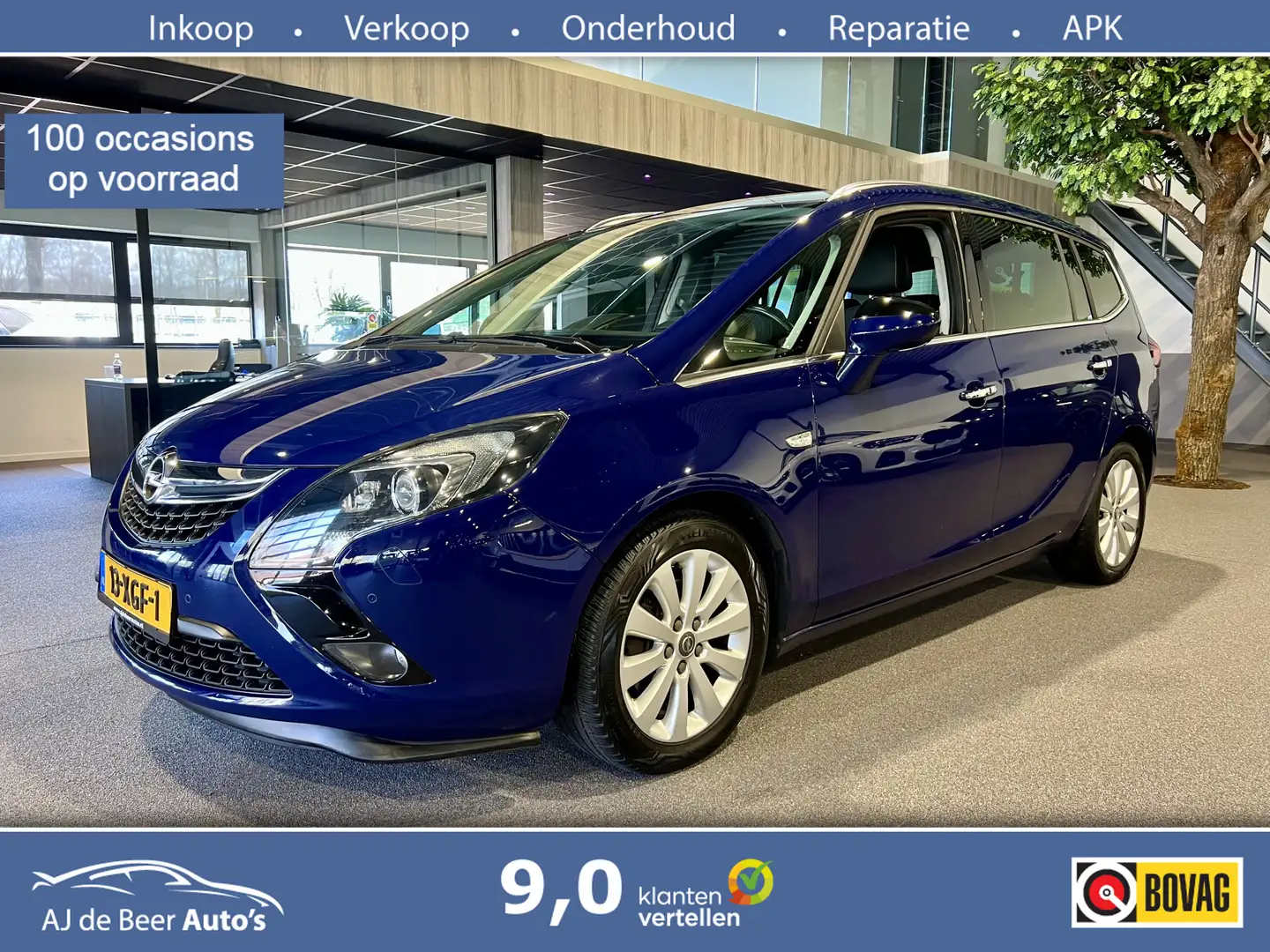 Opel Zafira Tourer 1.4 Cosmo 7p. Airco | Navigatie | Trekhaak | Cruis Modrá - 1