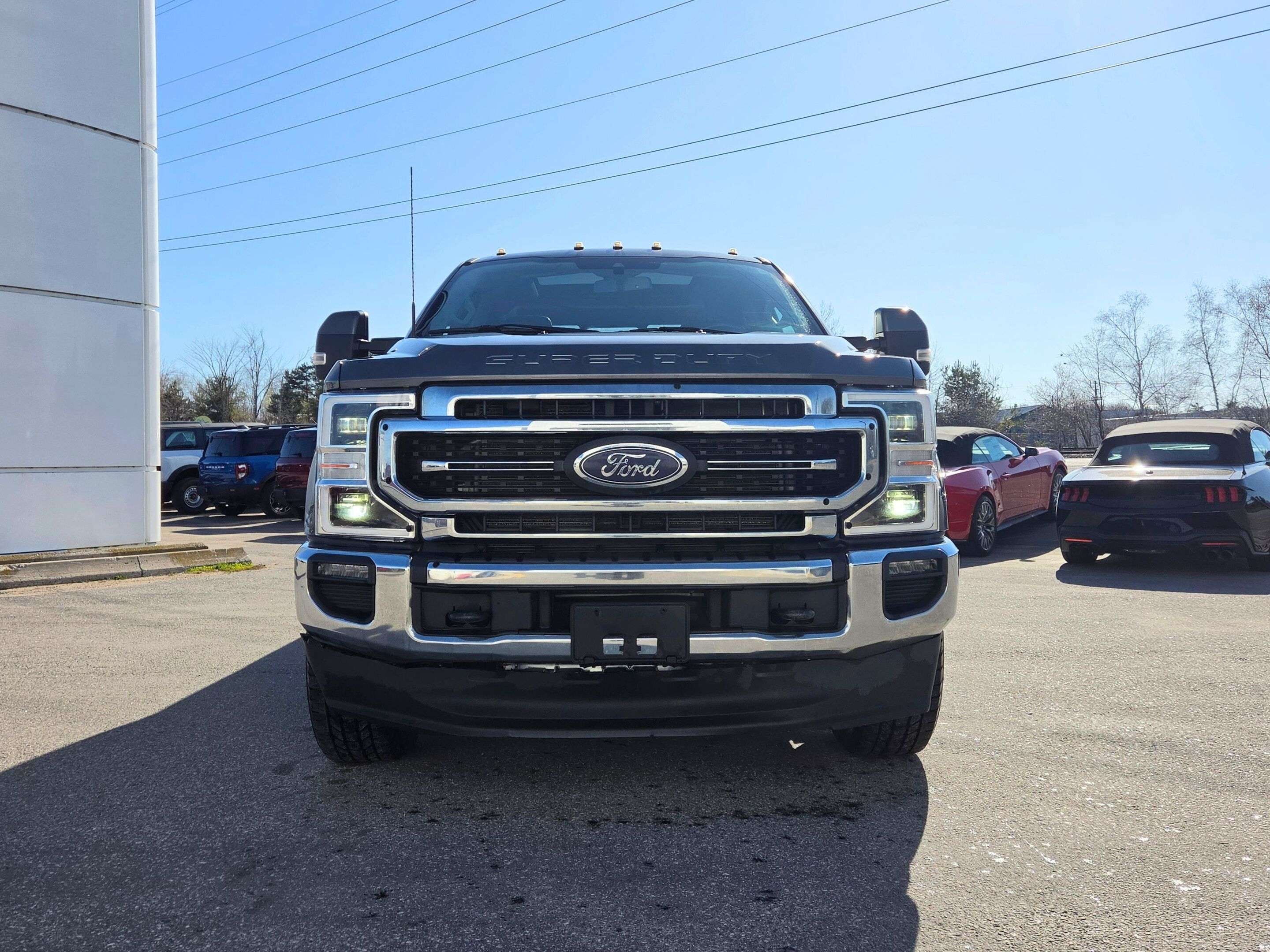 Gray Metallic 2021 Ford F-350 Super Duty Pickup Truck Four-Wheel Drive Automatic