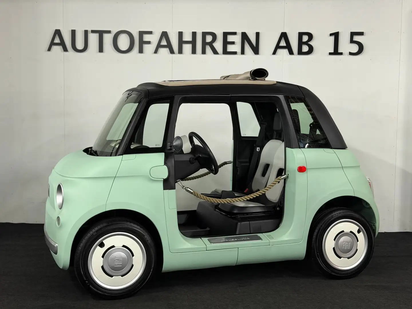 Fiat Topolino Dolcevita, Strandauto/Badeauto, Wie Opel E Rocks, Mopedauto Grün - 1