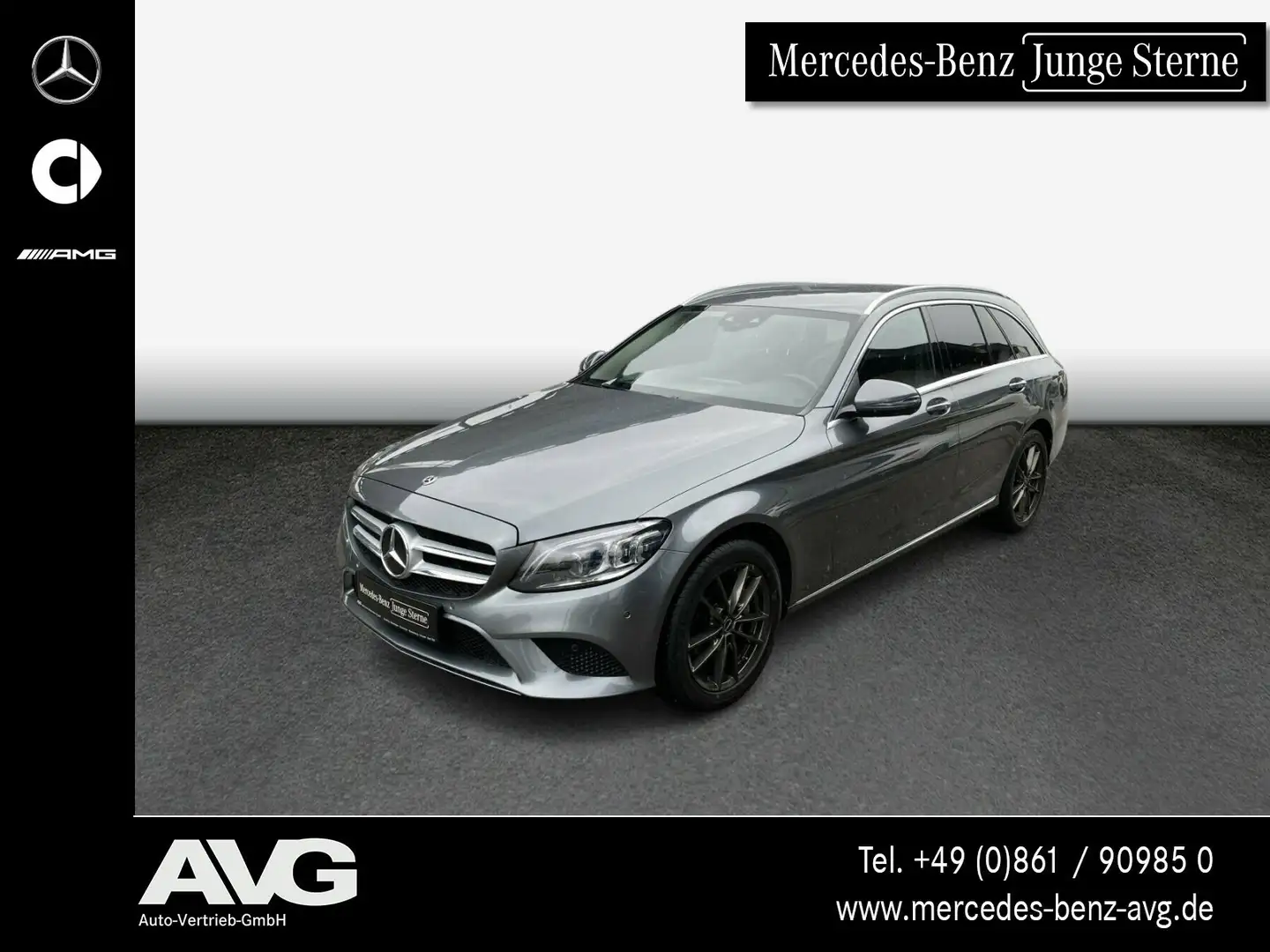 Mercedes-Benz C 220 C 220 d 4M T-Modell Multibeam RFK Stndhzg Navi LED Grau - 1