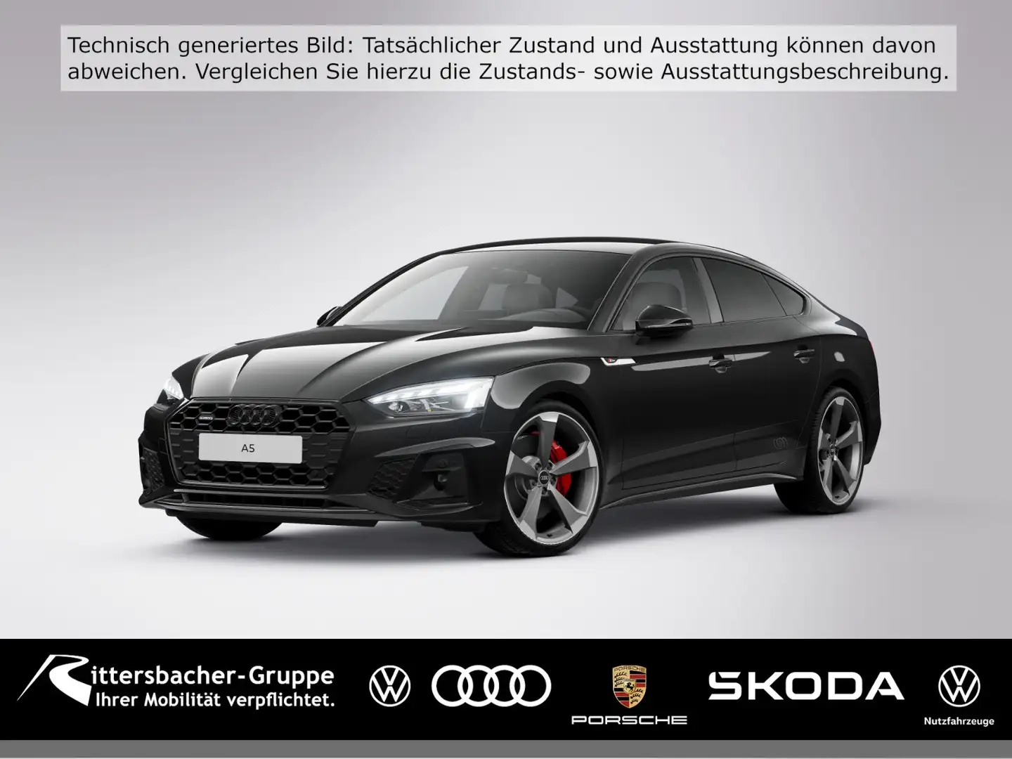 Audi A5 50 TDI quattro s-line Competition P Schwarz - 1