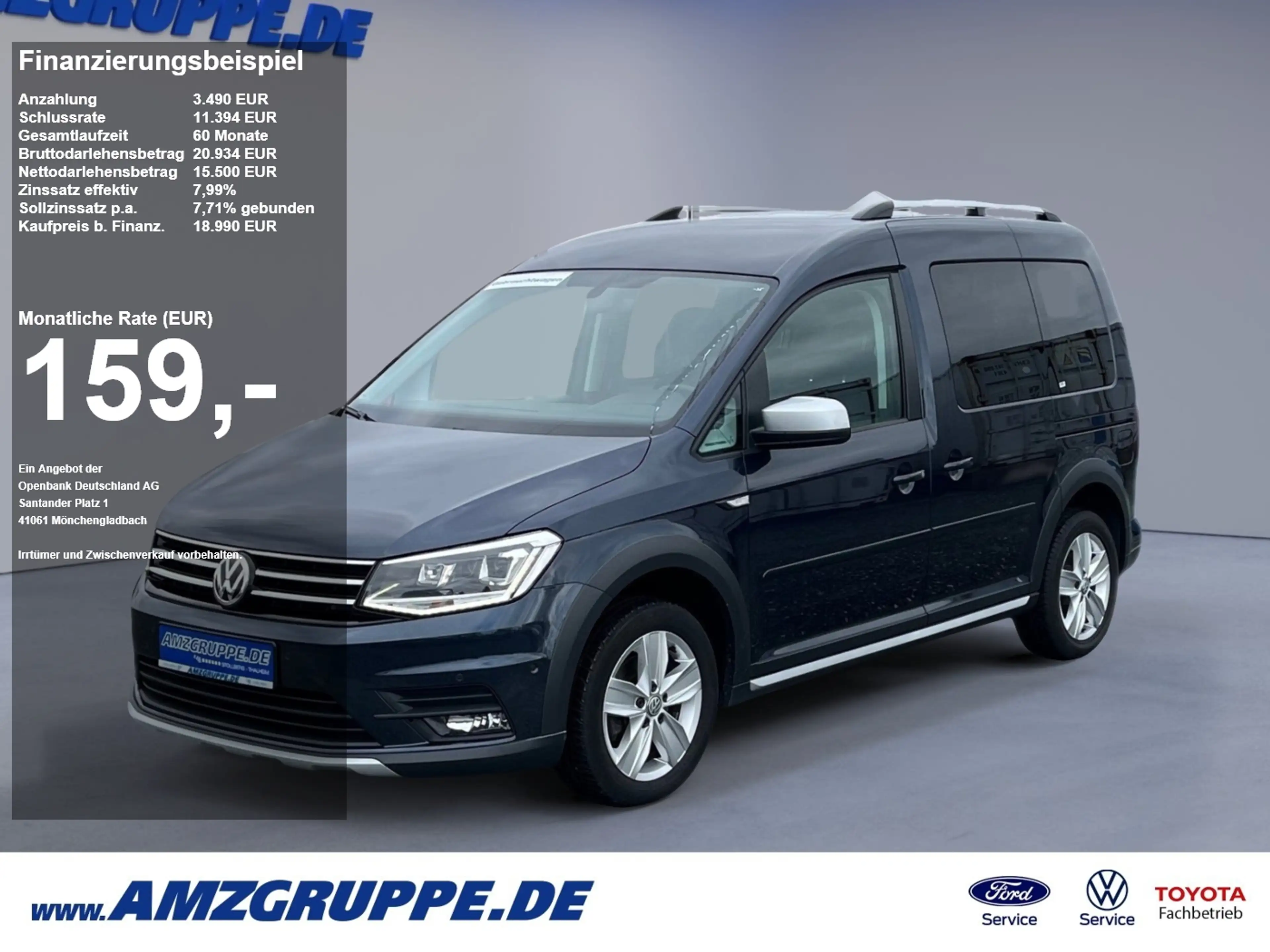 Volkswagen Caddy 2.0 TDI Alltrack ACC+Xenon+Navi+Winterpak