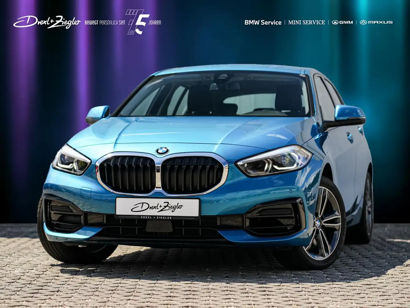 BMW 120 i SportLine LiveCoProf aLED KoZg RFK DAB LRH Azul - 1