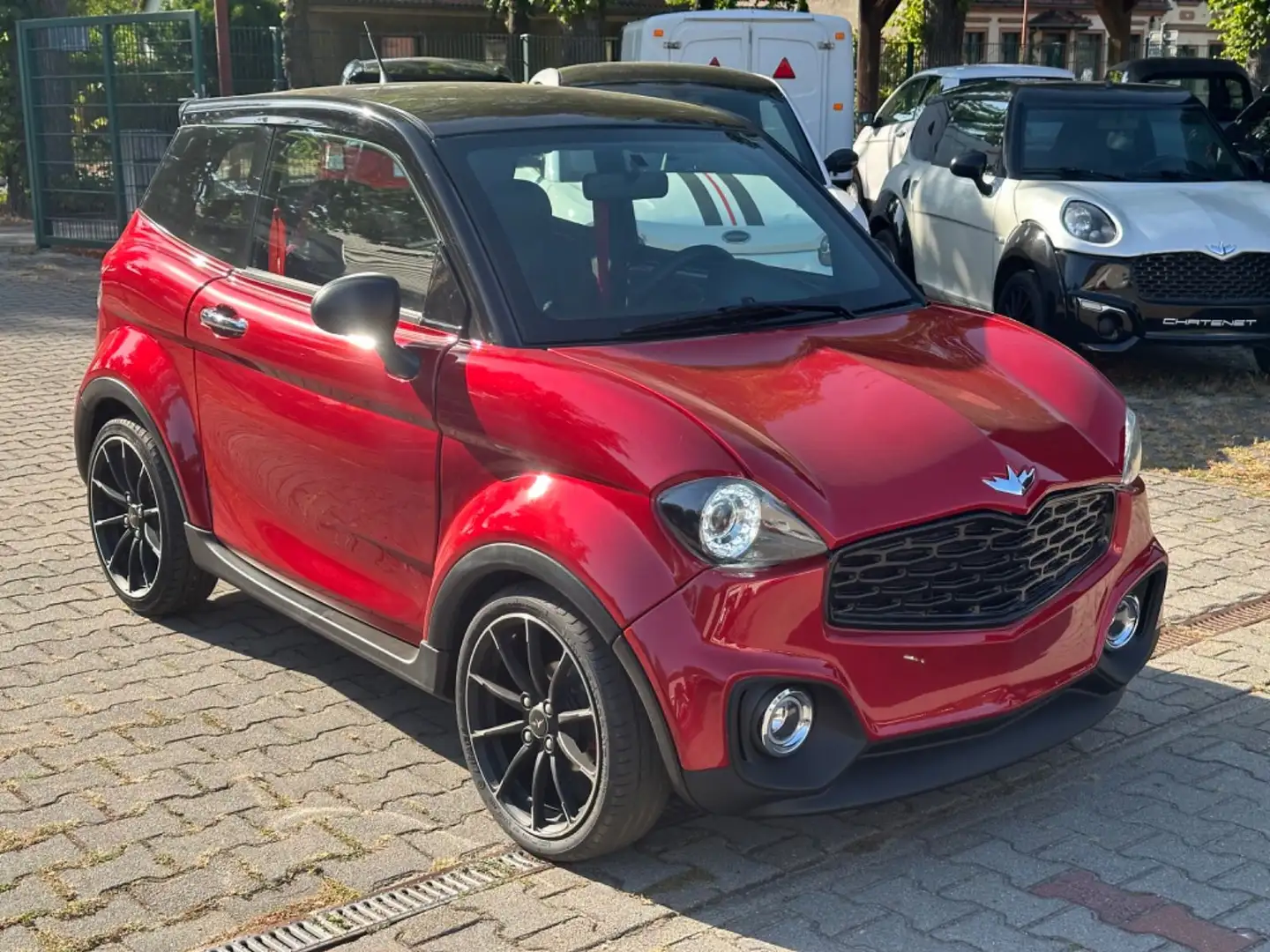 Chatenet CH 46 R HDI Automatik Mopedauto 45 KM/H L6e Roşu - 1