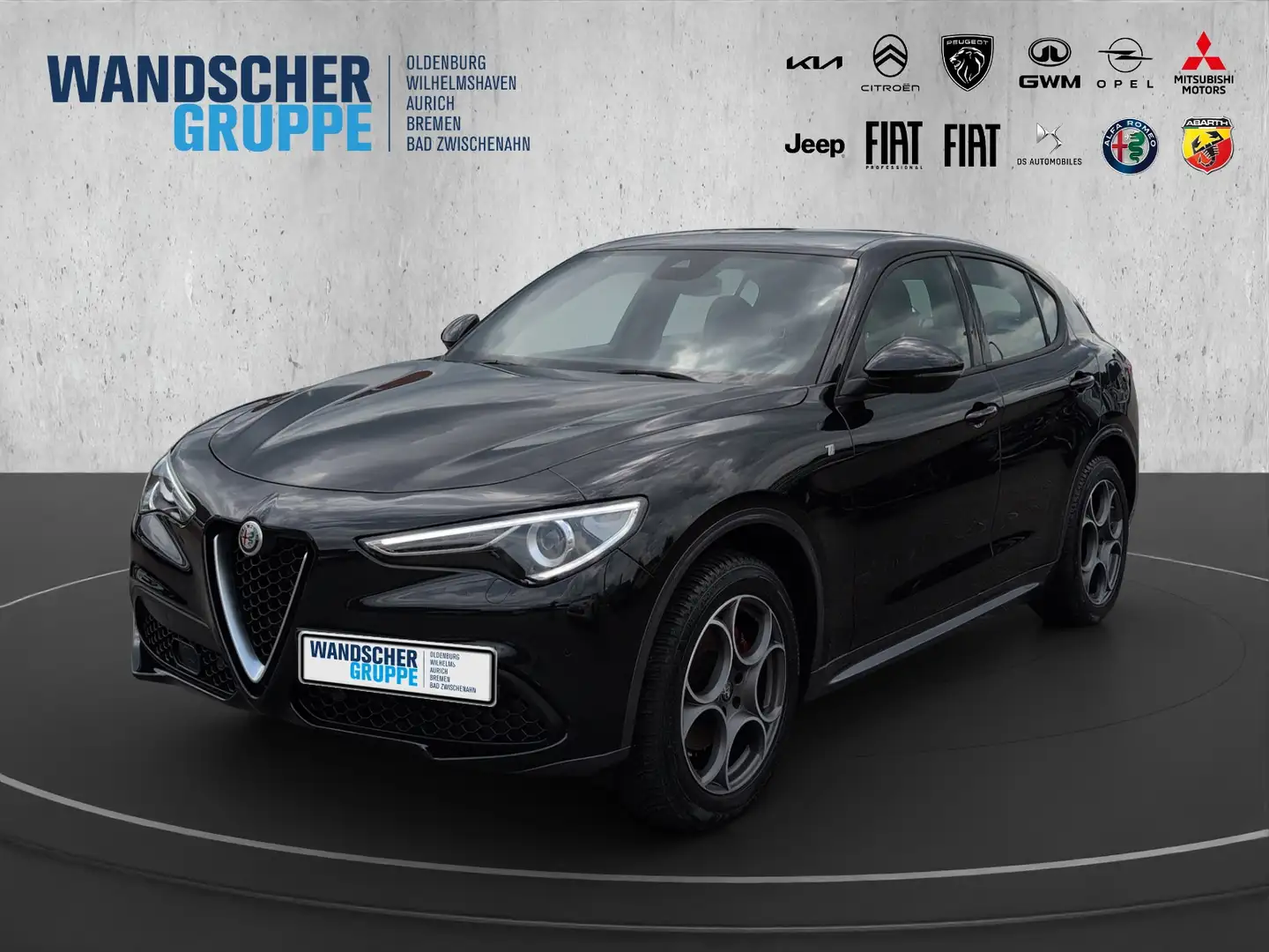 Alfa Romeo Stelvio 2.0 Turbo Ti Q4 *LENKRADHEIZUNG*KEYLESS* Schwarz - 1
