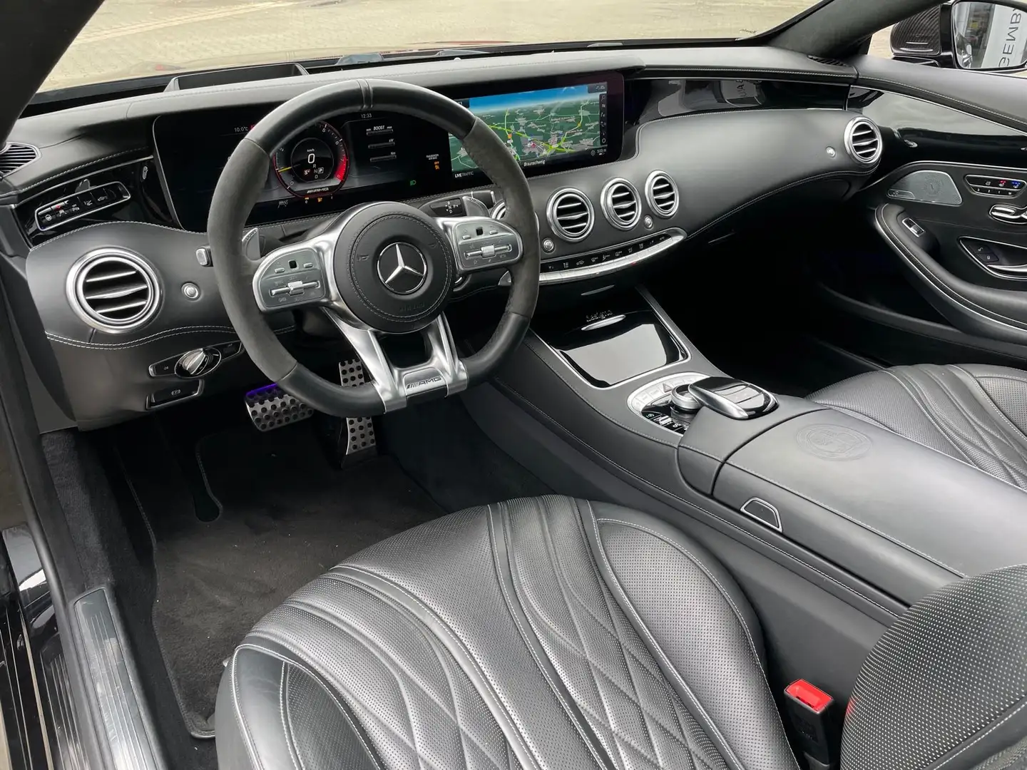 Mercedes-Benz S 63 AMG COUPE 4MATIC+, CARBON PAKET, BRD, 2.HD Schwarz - 2