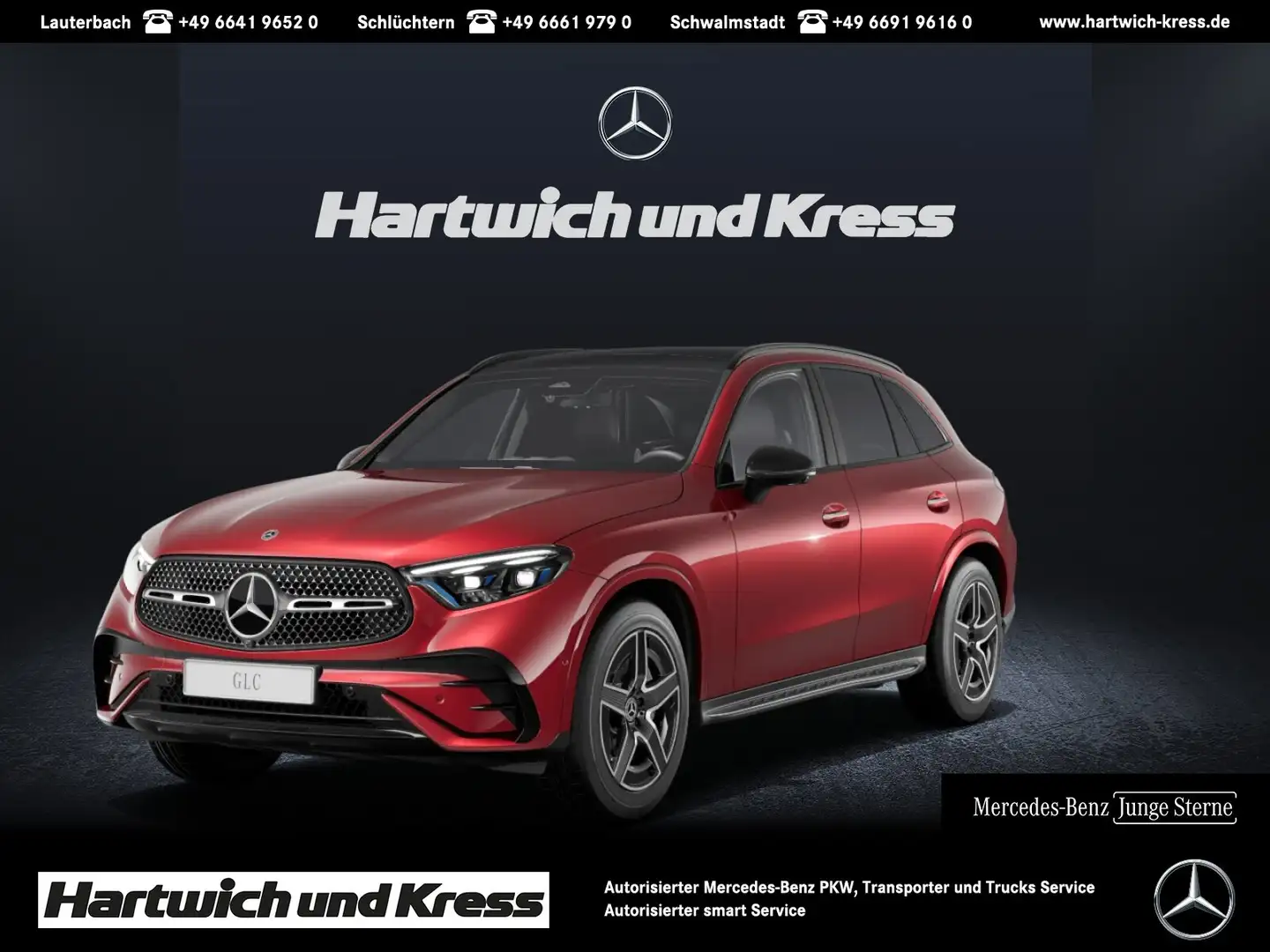 Mercedes-Benz GLC 200 GLC 200 4Matic AMG Line Premium+AHK+Night+Digital-Light+Burmester+ Rouge - 1
