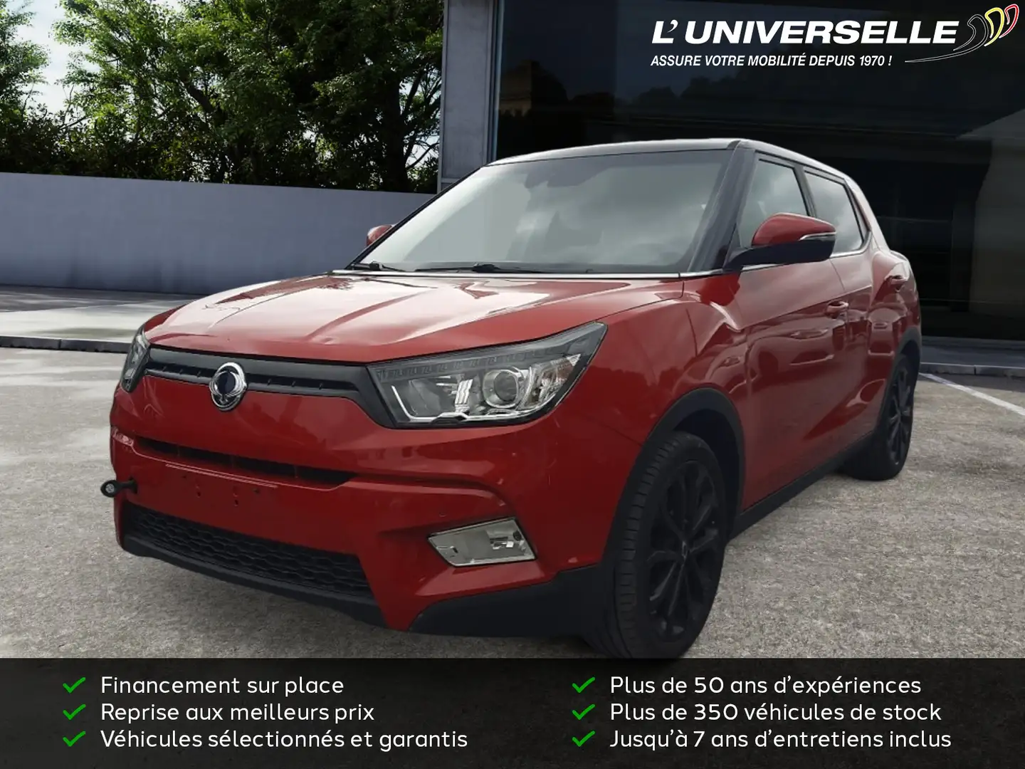 SsangYong Tivoli //PRIX MARCHAND OU EXPORT UNIQUEMENT/// Červená - 1
