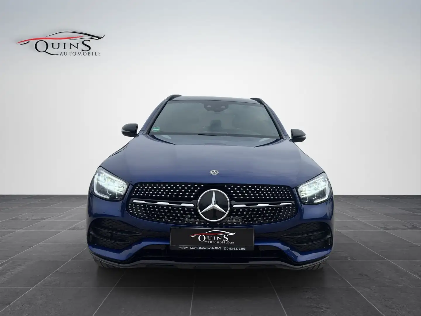 Mercedes-Benz GLC 400 d 4Matic 1Hand AHK CAM PANOR AMG-LINE Blau - 2