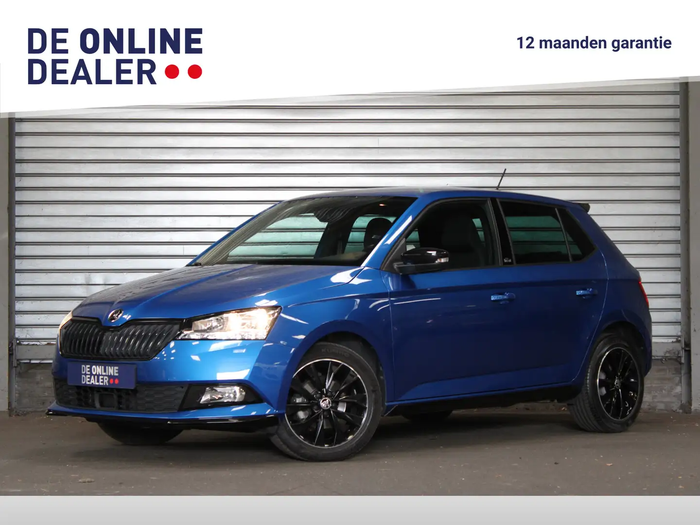 Skoda Fabia 1.0 TSI Monte Carlo |Carplay|Cruise|Sportstoel Blauw - 1