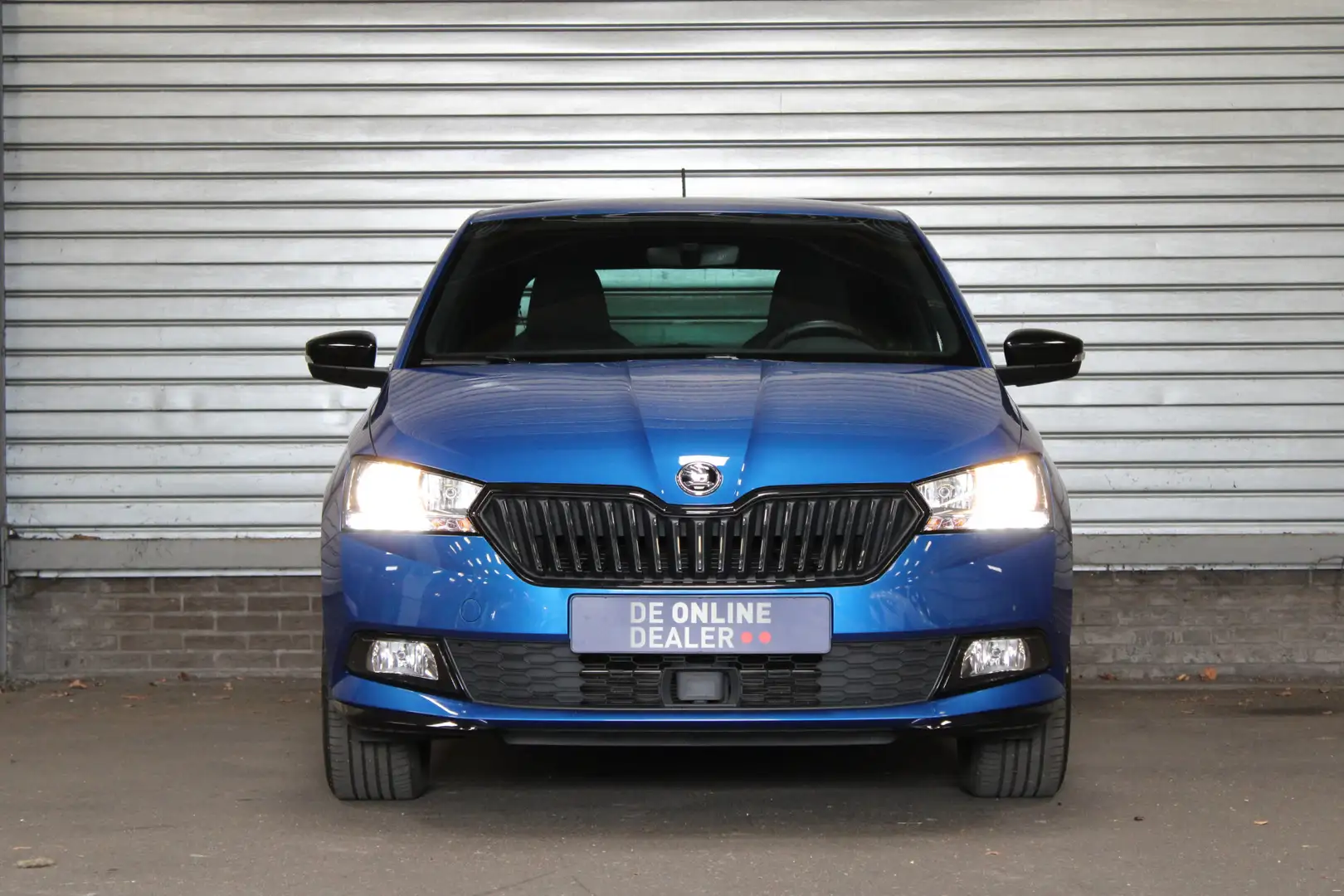 Skoda Fabia 1.0 TSI Monte Carlo |Carplay|Cruise|Sportstoel Blauw - 2