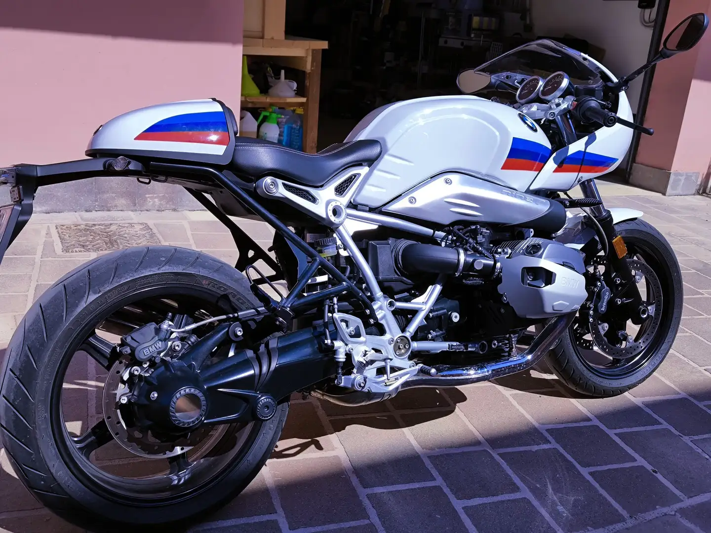 BMW R nineT Racer Blanc - 1