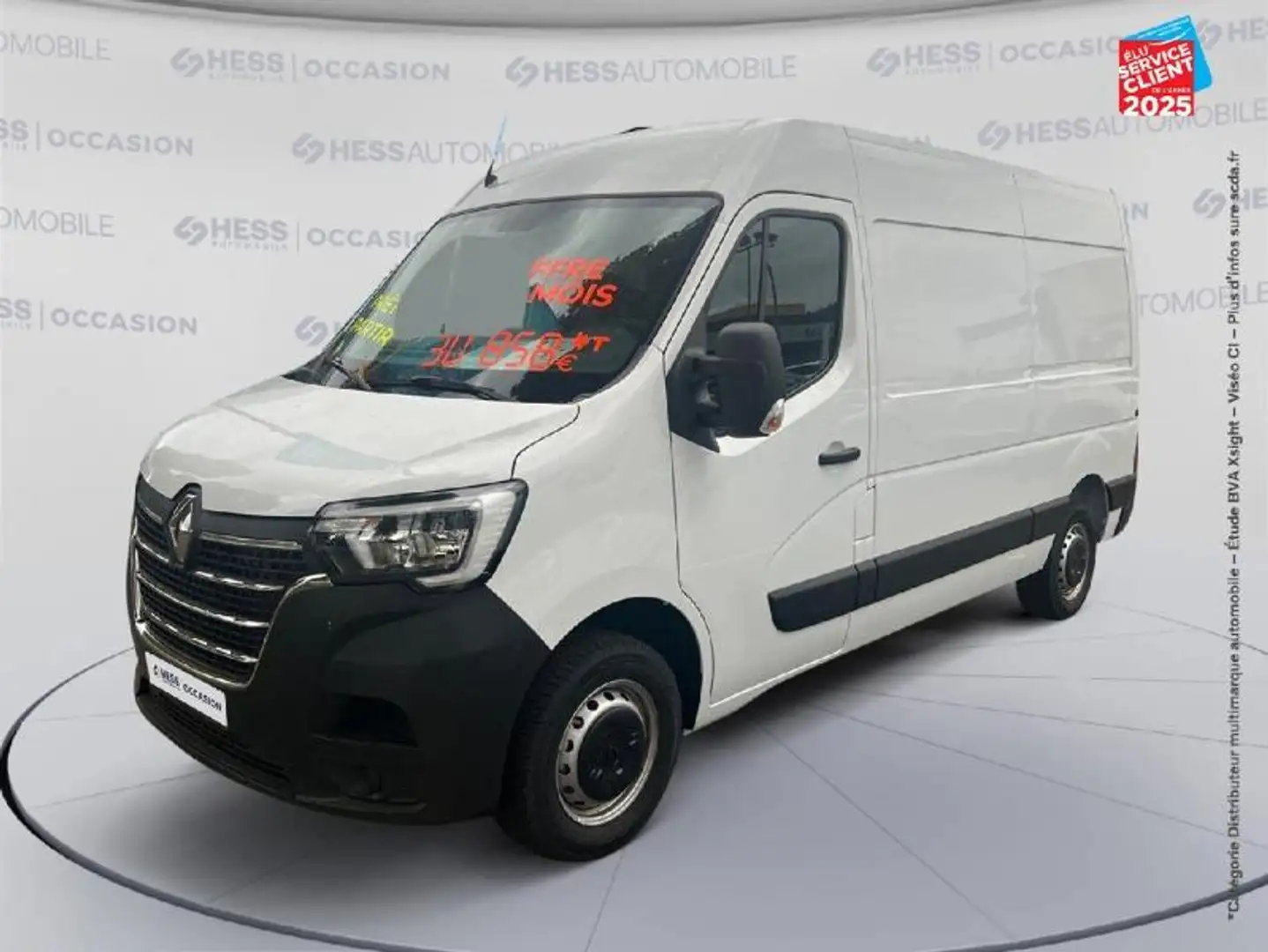 Renault Master F3300 L2H2 2.3 Blue dCi 135ch Grand Confort Euro6 Blanc - 1