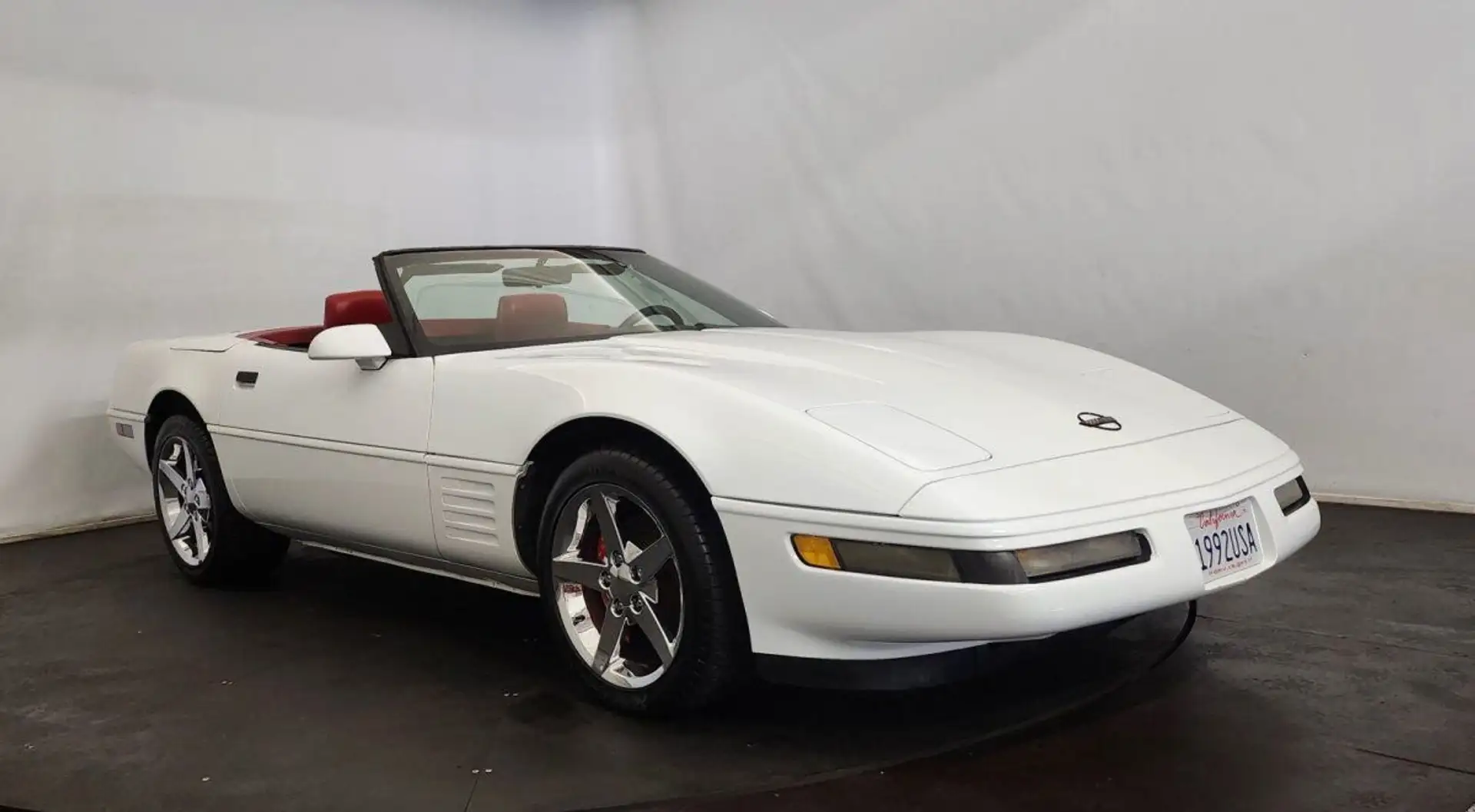 Chevrolet Corvette cabriolet Blanc - 1