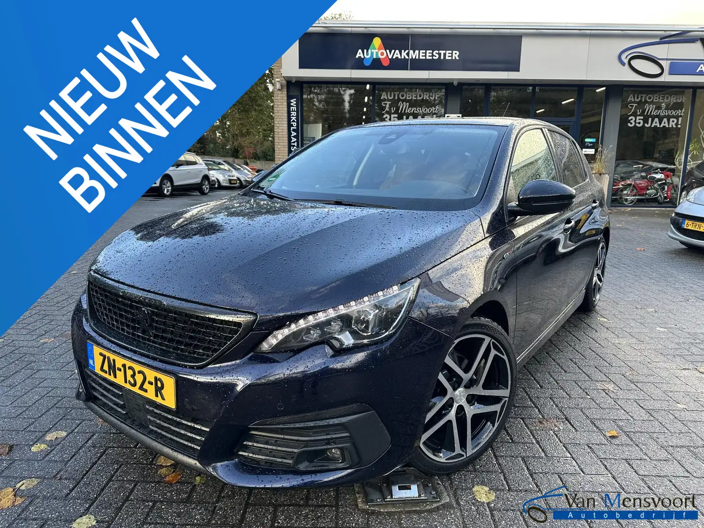 Peugeot 308 1.2 PureTech Aut8 GT-Line Black Optic Leder|CarPla Bleu - 1