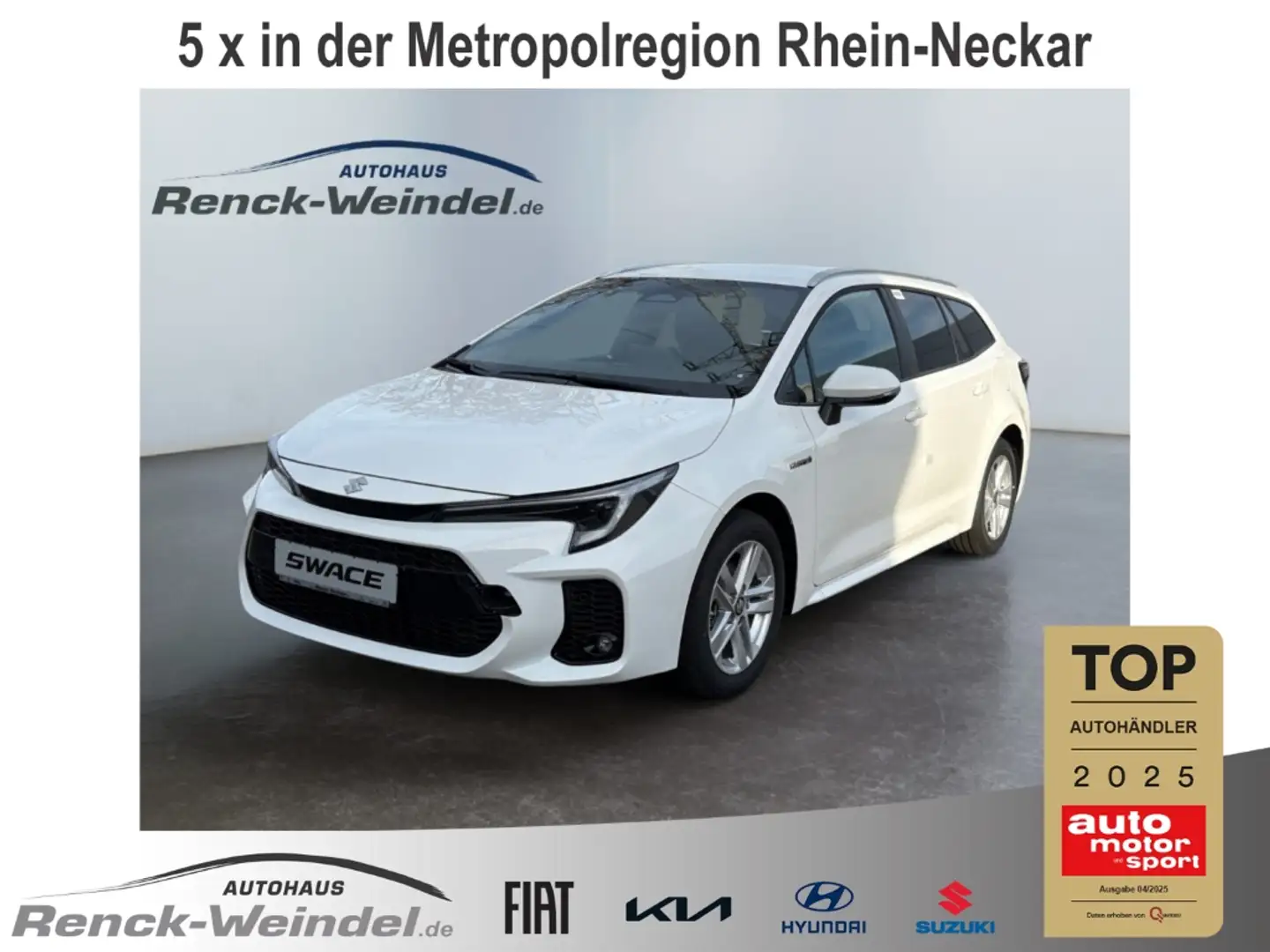 Suzuki Swace 1.8 Comfort+ Navi Digitales Cockpit LED El. Heckkl Blanco - 1