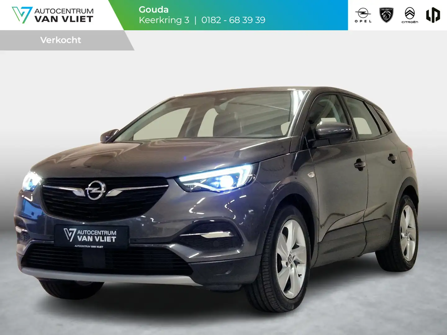 Opel Grandland X 1.6 Turbo Plug-in-Hybrid Elegance Leder | Stoelver Grijs - 1