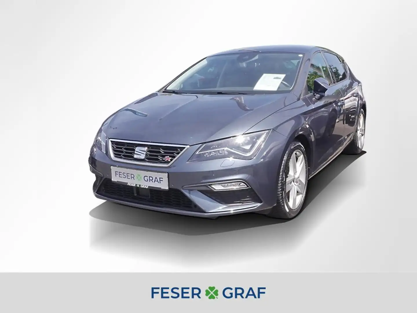 SEAT Leon FR 2.0 TSI DSG NAVI*PDC*CLIMATRONIC*ACC*DAB Gris - 1