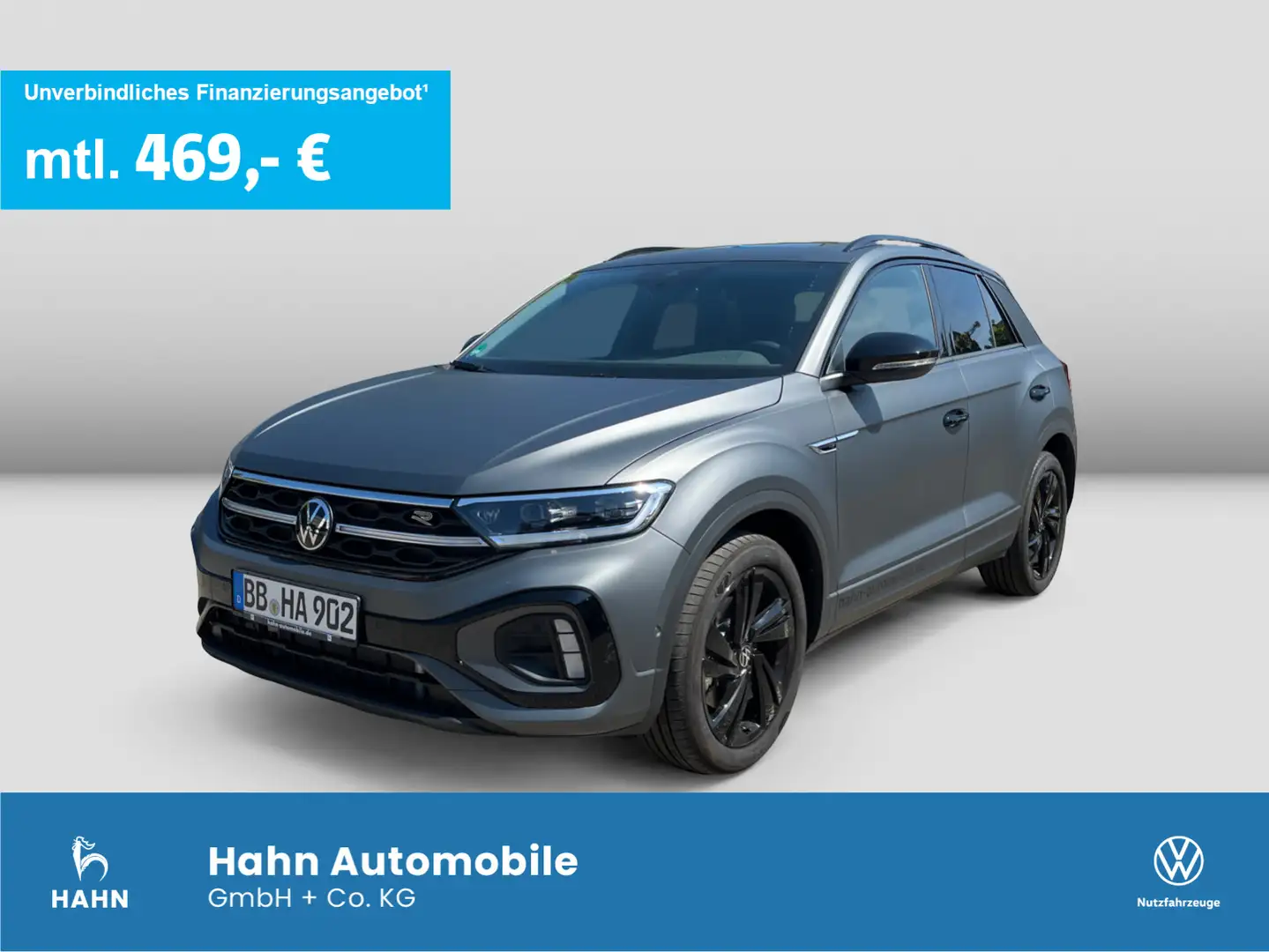 Volkswagen T-Roc R-Line 2.0 l TSI OPF 4MOTION 140 k Grau - 1