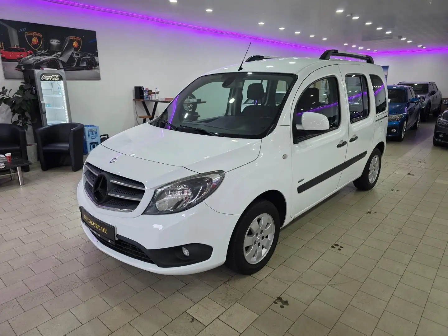 Mercedes-Benz Citan Kombi 109 CDI lang Klima 3.Hand Wit - 1