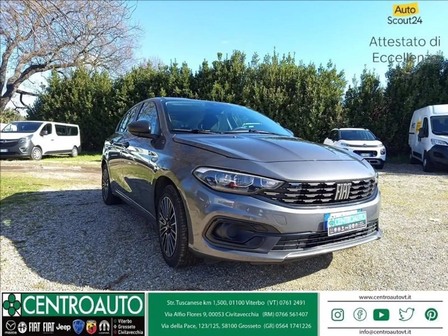 Fiat Tipo 5p 1.6 mjt s&s 130cv Gris - 1