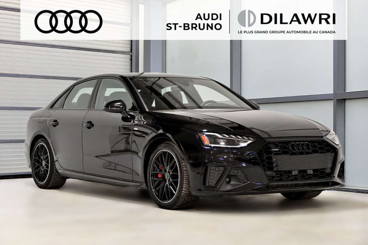 2024 Audi A4 Progressiv / Black optics / Carplay / S-Line / Exc