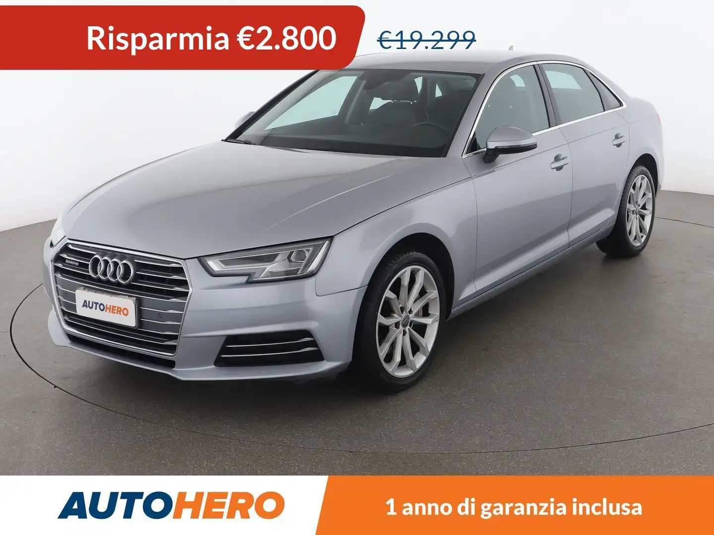 Audi A4 2.0 TDI Sport 190 CV S tronic quattro Argent - 1
