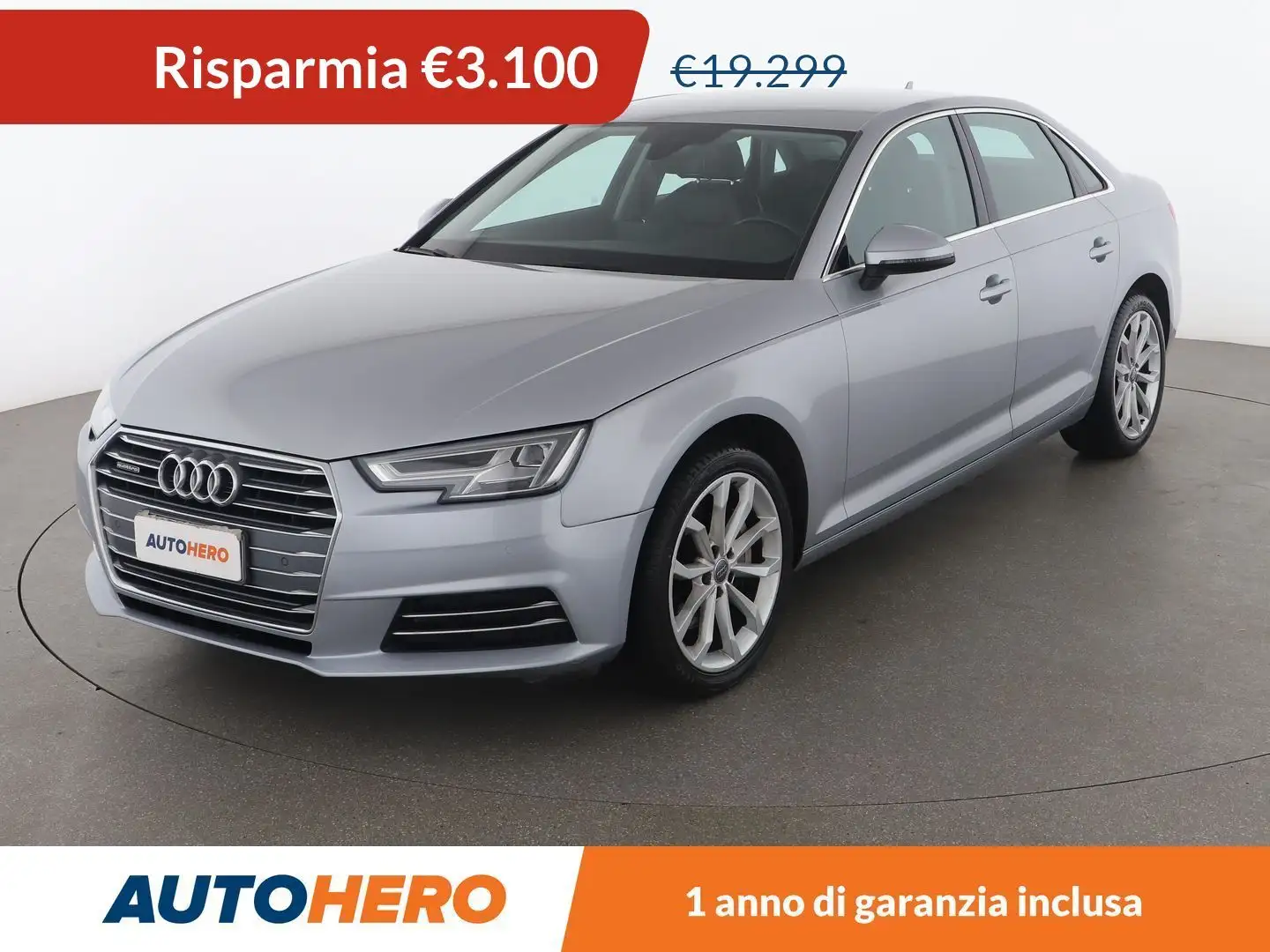 Audi A4 2.0 TDI Sport 190 CV S tronic quattro Plateado - 1