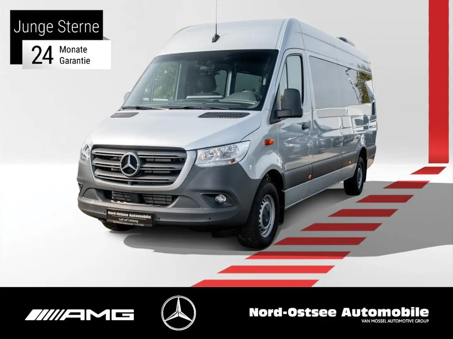 Mercedes-Benz Sprinter 317 TOURER EXTRALANG KLIMA MBUX Silber - 1